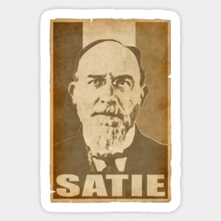 Erik Satie French Sticker